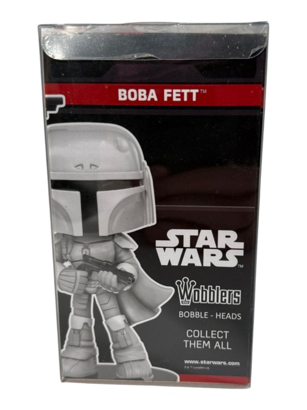 Funko Wacky Wobbler Boba Fett White Prototype Armor - 2017 Galactic Convention E - Picture 3 of 5